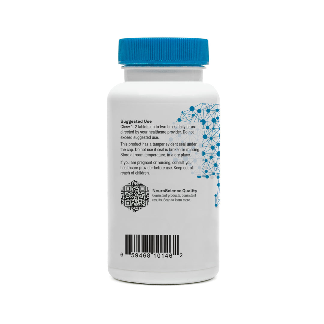 NeuroScience SeroTrex 60 comprimidos masticables que favorecen el estado de ánimo y el manejo del estrés