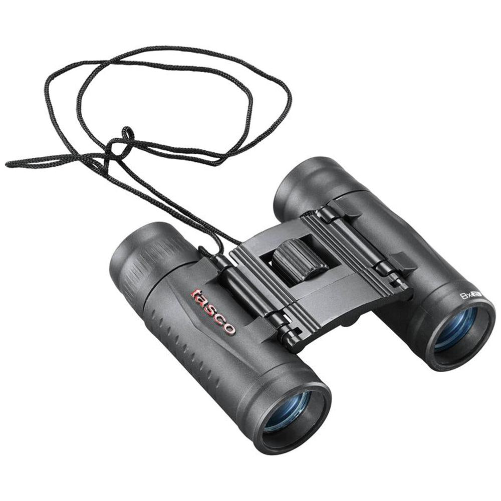 Tasco Essentials Roof Binoculars 8x21mm Compact Black Fully Coated Optics 6L