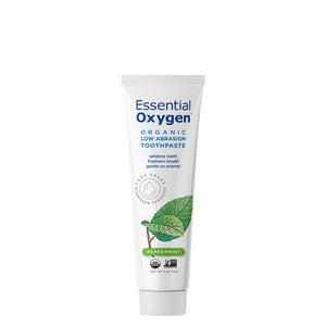Essential Oxygen Organic Toothpaste Peppermint 4 oz Supports Fresh Breath