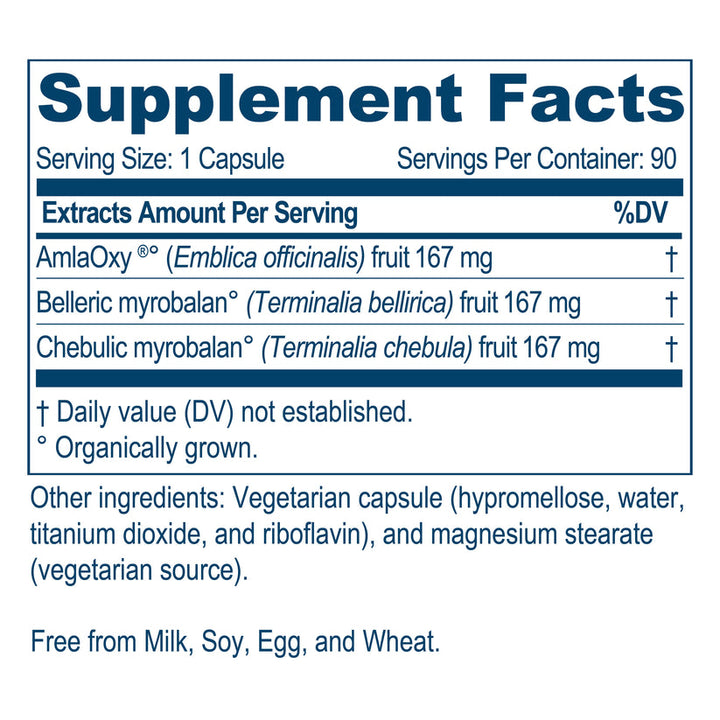 Ayush Herbs Trifal Digestive Support Supplement Women and Men 90 Caps