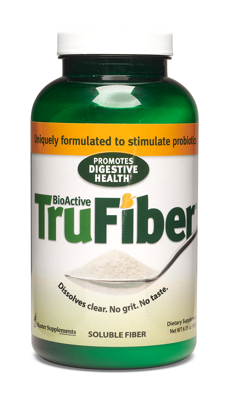 Suplementos Master US Enzymes TruFiber en polvo con fibra prebiótica, 6 oz