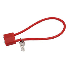 Load image into Gallery viewer, DAC Technologies 15 Inch Cable Lock CA DOJ Approved Bulk Security Safety Lock
