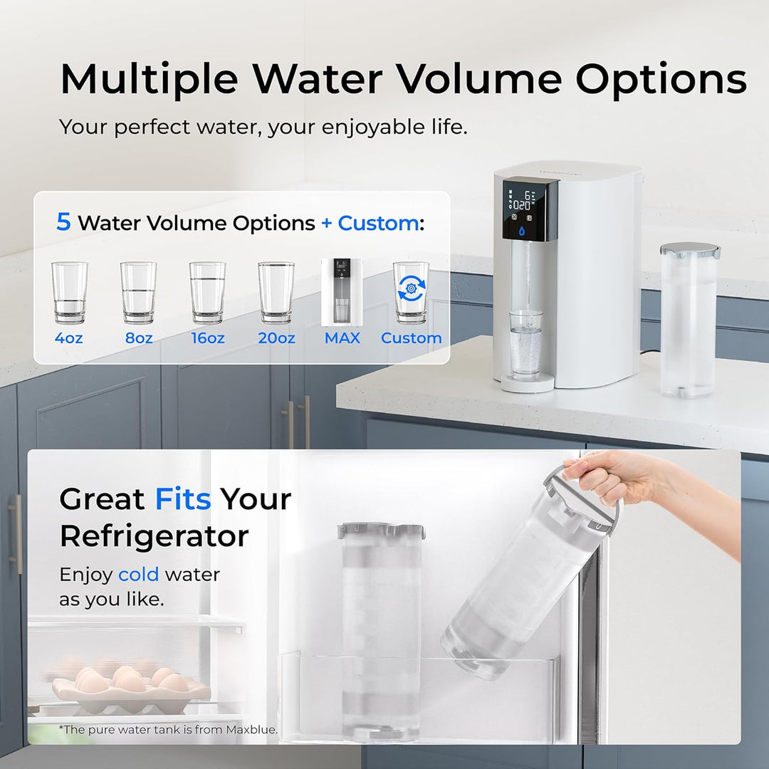Sistema de filtro de agua alcalino de ósmosis inversa CoreRO para encimera Waterdrop C1SL