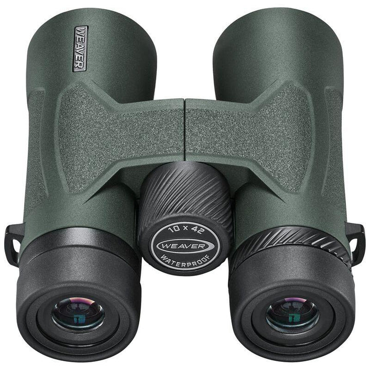 Weaver Classic Series 10x42 Binocular Green IPX7 Outdoor Birdwatching Travel