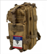 Mochila táctica Hurricane de Full Forge Gear, 18 x 11 x 11, color tostado