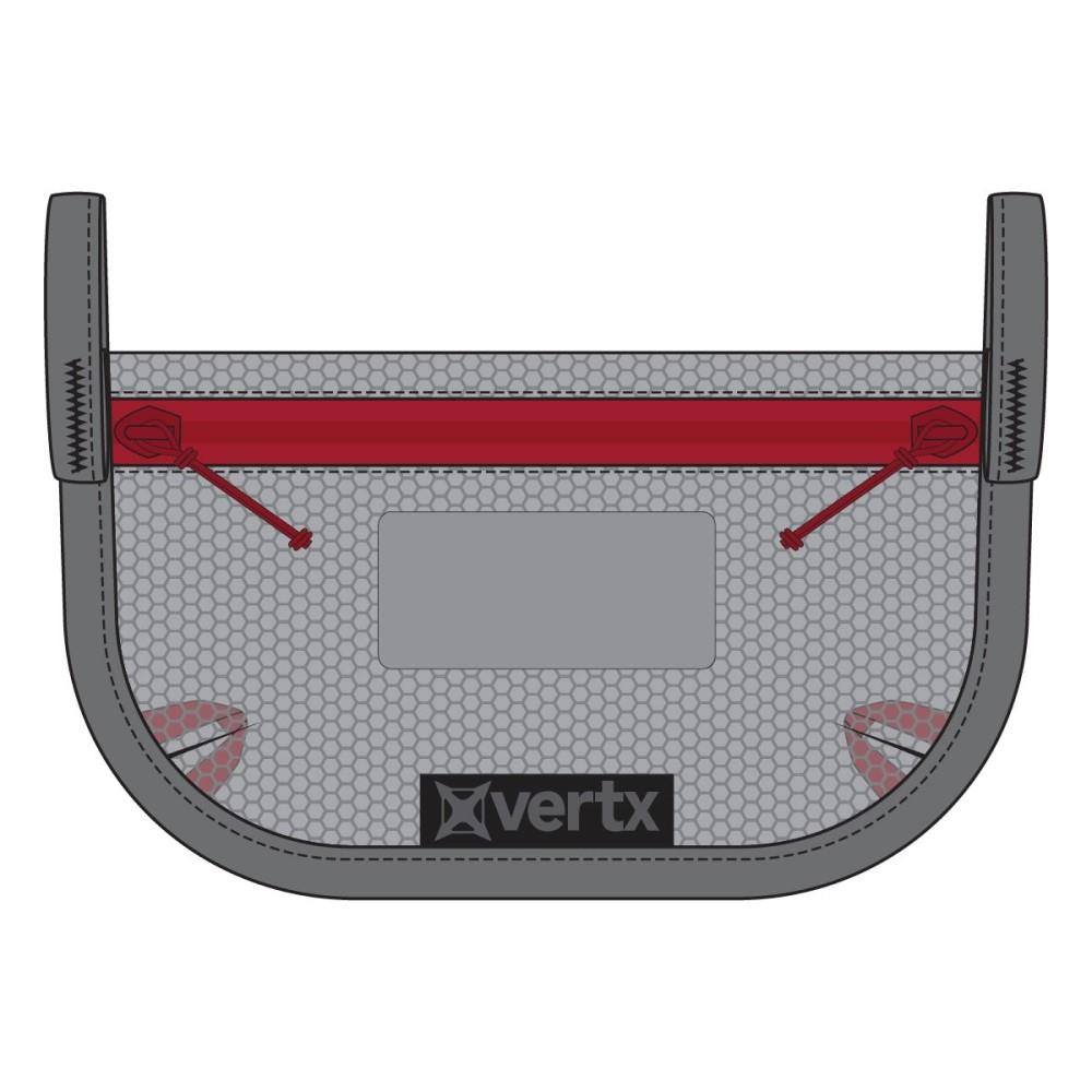Vertx Small Overflow Mesh Pouch Grey Abrasion Resistant Storage Bag 2 Count