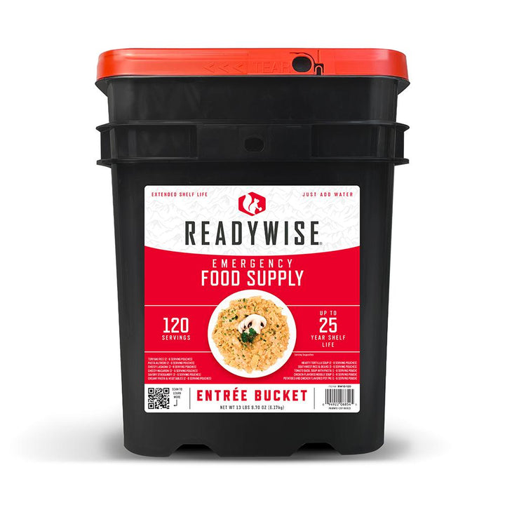 60 Day 1 Person 120 Serving Entre Only Grab and Go Bucket