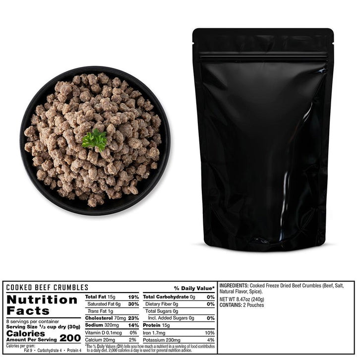 Readywise Meat and Rice Bucket 48 Meat+40 Rice Servings Freeze Dried