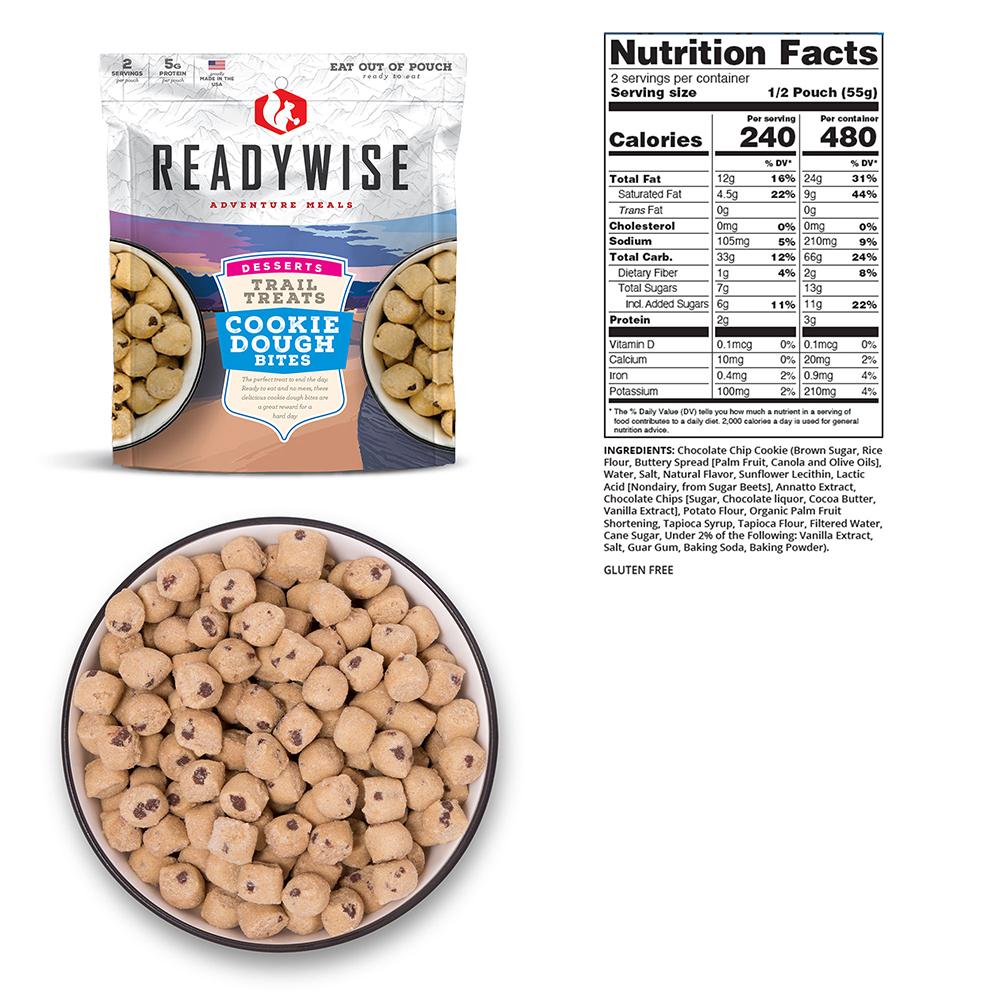 Readywise Trail Treats Cookie Dough