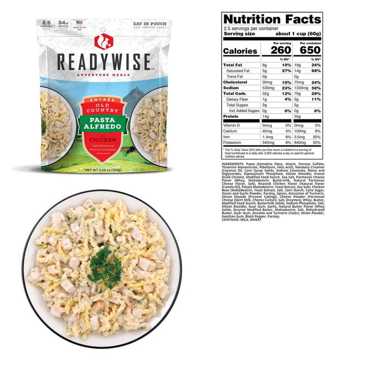 Kit de supervivencia de alimentos de emergencia ReadyWise Camping Favorites Pack de 9 unidades