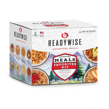 Load image into Gallery viewer, ReadyWise Camping Favorites Pack 9 Count Box Emergency Food Survival Kit
