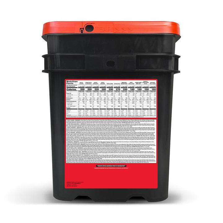 ReadyWise 240 Serving Pack 1-120 Breakfast Bucket & 1-120 Entree (2 buckets
