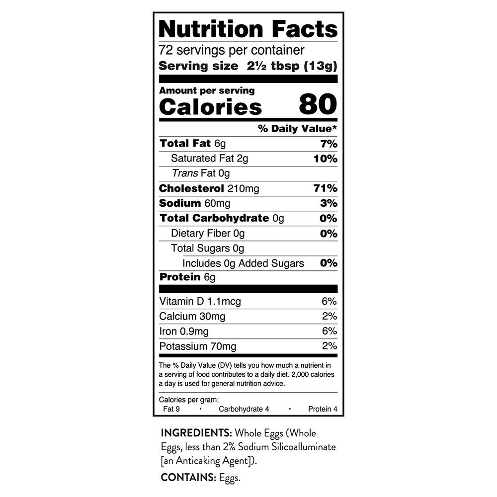 ReadyWise Simple Kitchen Powdered Eggs - 72 Serving Can