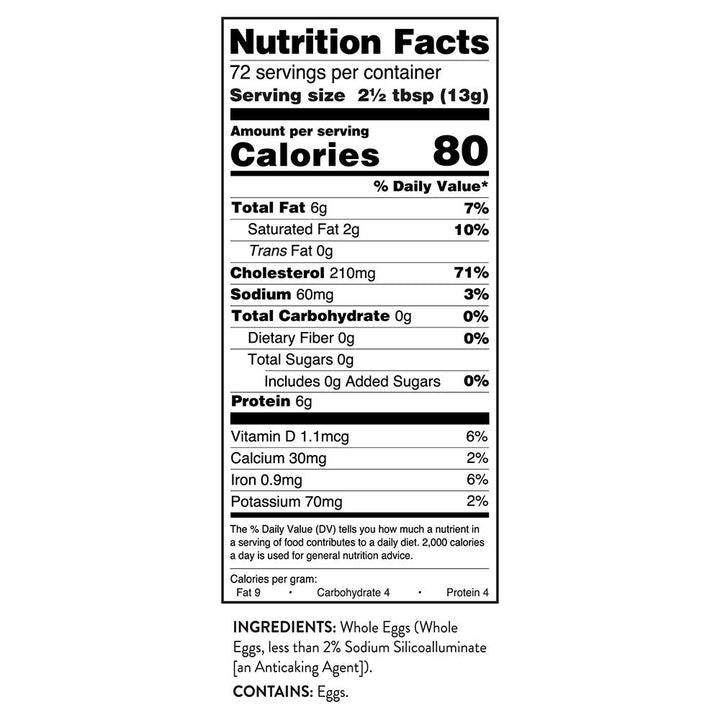 ReadyWise Simple Kitchen Powdered Eggs - 72 Serving Can