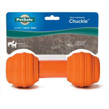 Load image into Gallery viewer, PetSafe Sportsmen Chuckle Toy Durable Safe Chew Interactive Dog Training Tool
