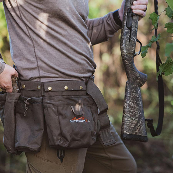 Alps Outdoorz Deluxe Dove Belt Brown 600D Fabric Removable Pockets Game Bag