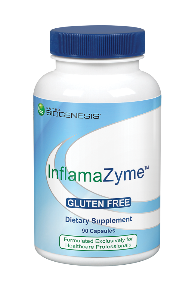 Nutra BioGenesis Inflamazyme 90 cápsulas Favorece una respuesta inflamatoria saludable