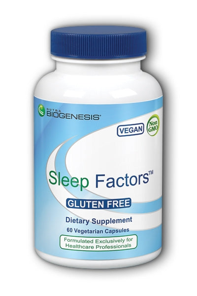 Nutra Biogenesis Sleep Factors 60 caps Natural Support for Restful Sleep