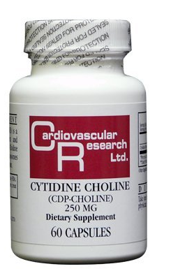 Cardiovascular Research Cytidine Choline CDP-Choline 250 mg 60 Capsules