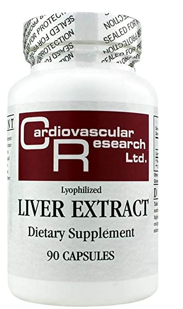 Cardiovascular Research Lyophilized Liver Extract 90 Capsules