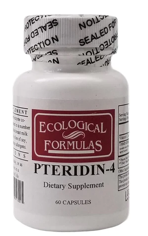 Ecological Formulas Bh4 Pteridin4 Premium Health Support For Energy 60 Capsules