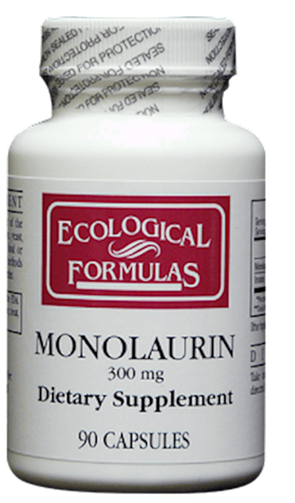 Ecological Formulas Monolaurin 300 mg 90 Caps Immune Dietary Supplement
