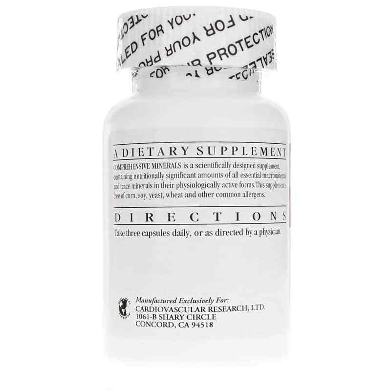Cardiovascular Research Comprehensive Minerals Dietary Supplement 90 Caps