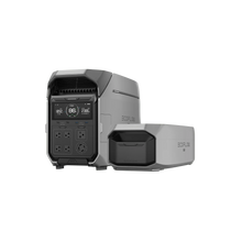 Load image into Gallery viewer, EcoFlow DELTA Pro 3 with Smart Extra Battery and LED display, portable power station kit.
