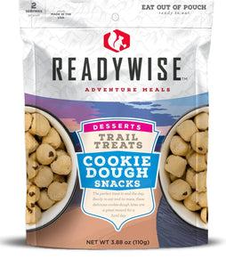 ReadyWise Trail Treats Cookie Dough Snacks 2.5 servings 3.88 Oz 15 PACK