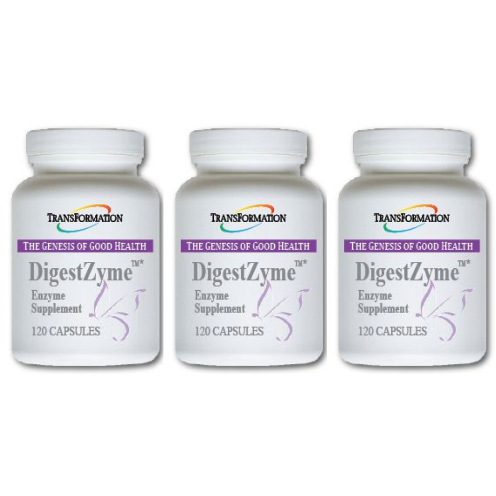 Transformation Enzymes DigestZyme Support Lactation 120 Caps DIG120 3 PACK