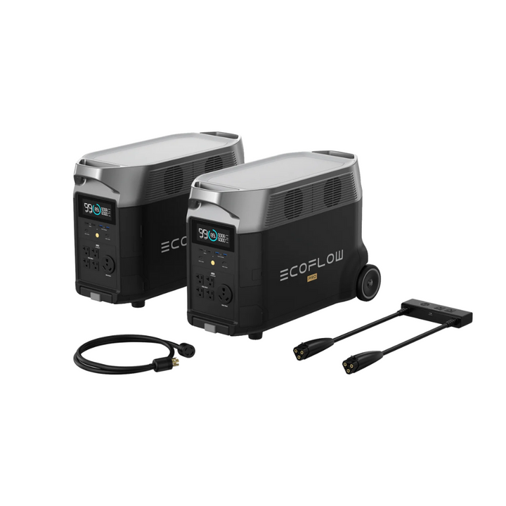 EcoFlow DELTA Pro Portable Energy Power Station Qty 2 With A Double Voltage Hub