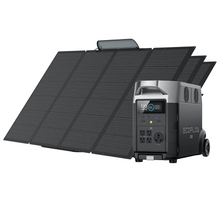 Load image into Gallery viewer, EcoFlow DELTA Pro Portable Power Station + Three 400W Portable Solar Panel 4 KIT
