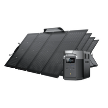 Load image into Gallery viewer, EcoFlow DELTA Max 2000 Power Station 2016Wh + Four 220W Solar Panel 5 KIT
