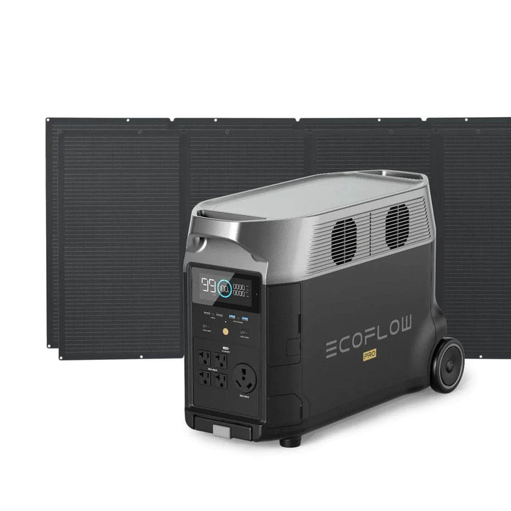EcoFlow Delta Pro Estacion Portatil De Energia Con Dos Paneles Solares 400W