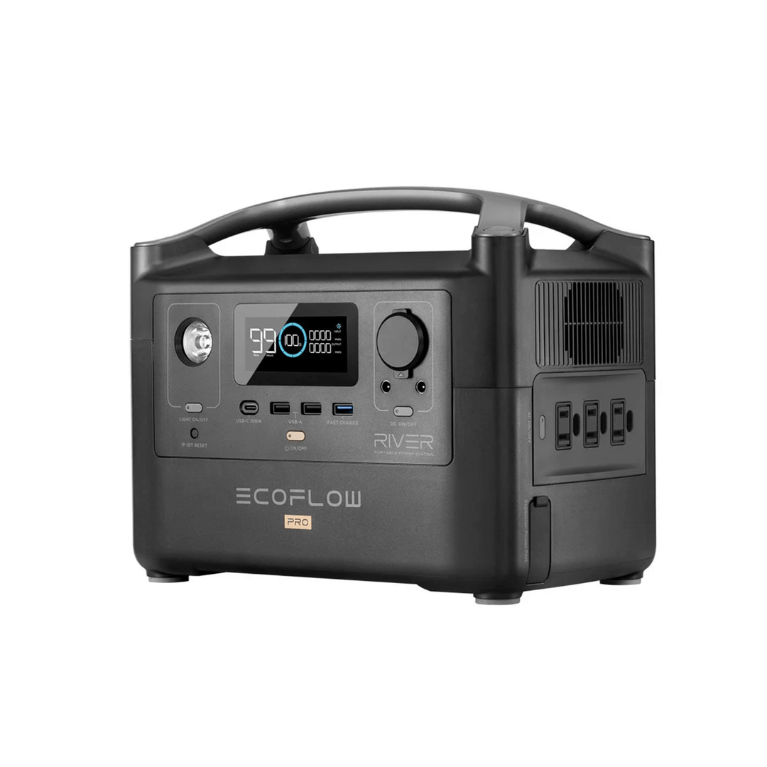 EcoFlow RIVER Pro Portable Power Station 720Wh Backup Battery 600W Generator