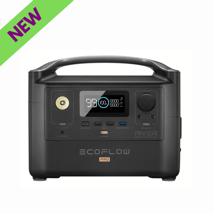 EcoFlow RIVER Pro Portable Power Station 720Wh Backup Battery 600W Generator
