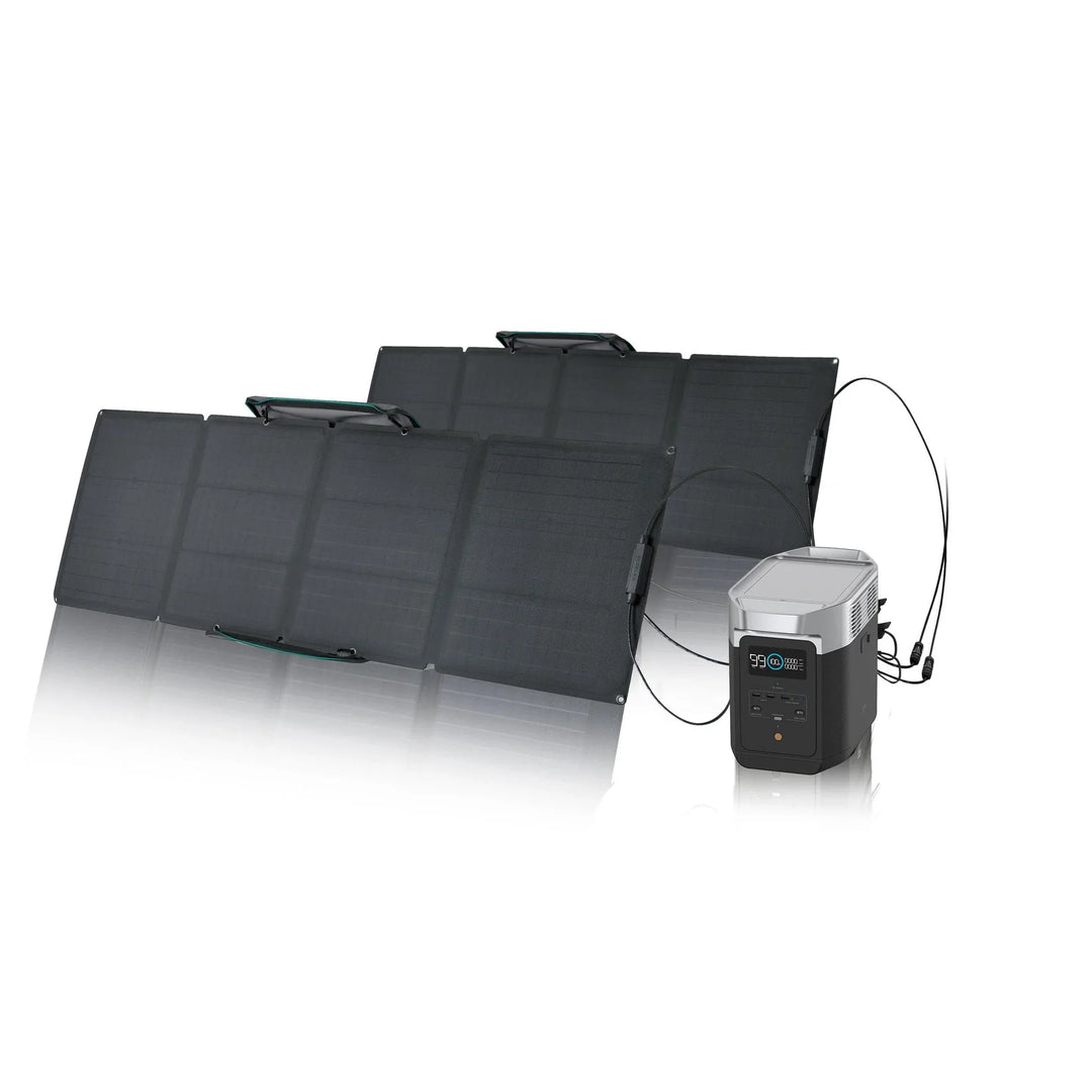 Ecoflow Delta 2 Estación De Energía Portátil Con Paneles Solares 110W
