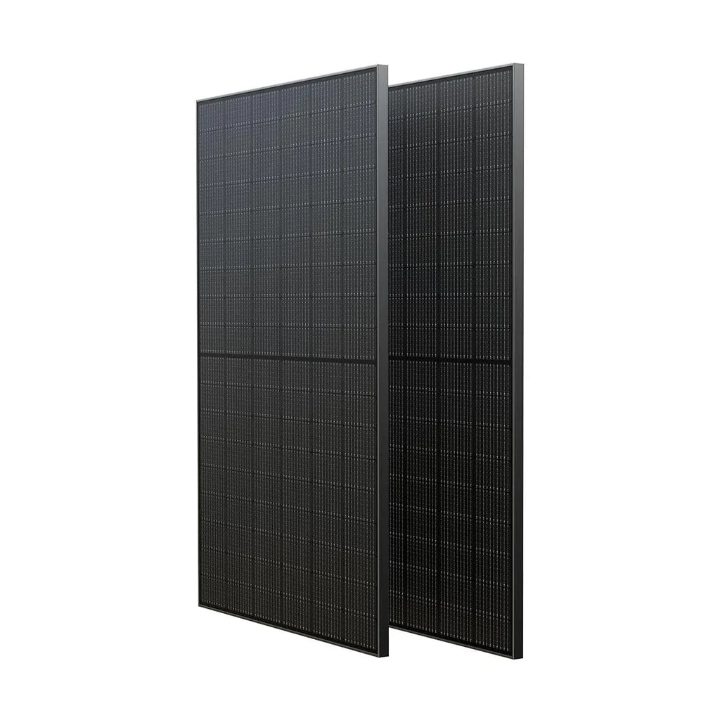 EcoFlow 400 Watt Rigid Solar Panels 2 Pack + 4 Mounting Feet Versatile Use 6 KIT