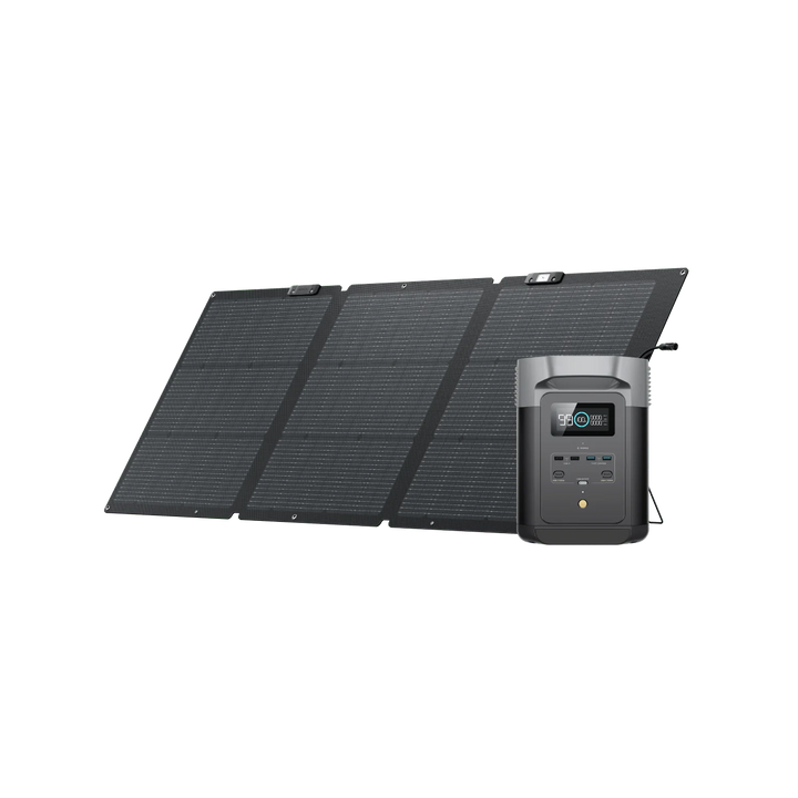 Estación de energía portátil EcoFlow DELTA 2 de 1024 Wh + un panel solar de 160 W