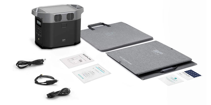 EcoFlow Delta 2 Estación Portátil 1024Wh Con Panel Solar Portátil De 400W