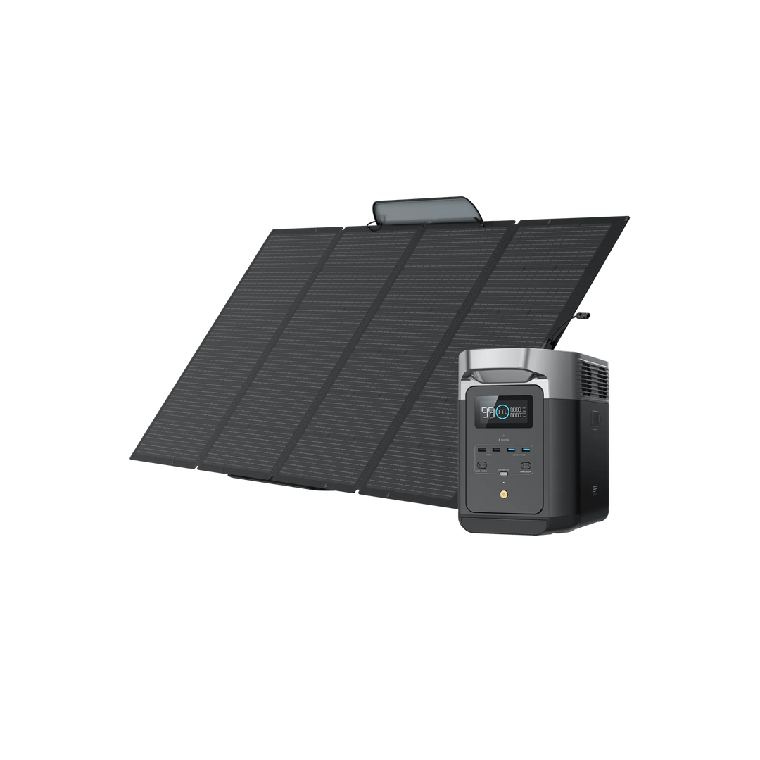EcoFlow Delta 2 Estación Portátil 1024Wh Con Panel Solar Portátil De 400W