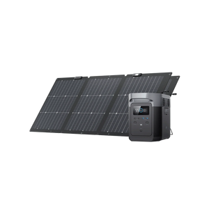 EcoFlow DELTA 1300 Portable Power Station + Two 160W Portable Solar Panel 3 KIT