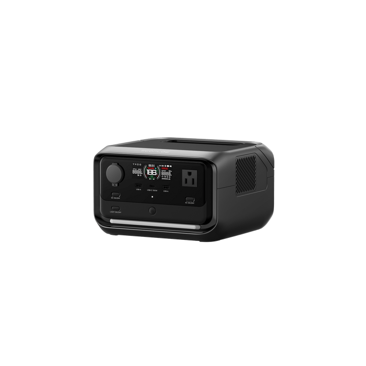 Estación de energía portátil X EcoFlow RIVER 3 Plus, capacidad de 286 Wh, salida de 600 W