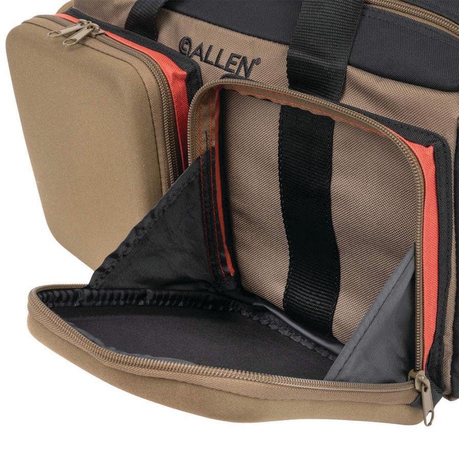 Allen Eliminator Rangemaster Range Bag Tan 17x11x9 in 600D Polyester Organizer