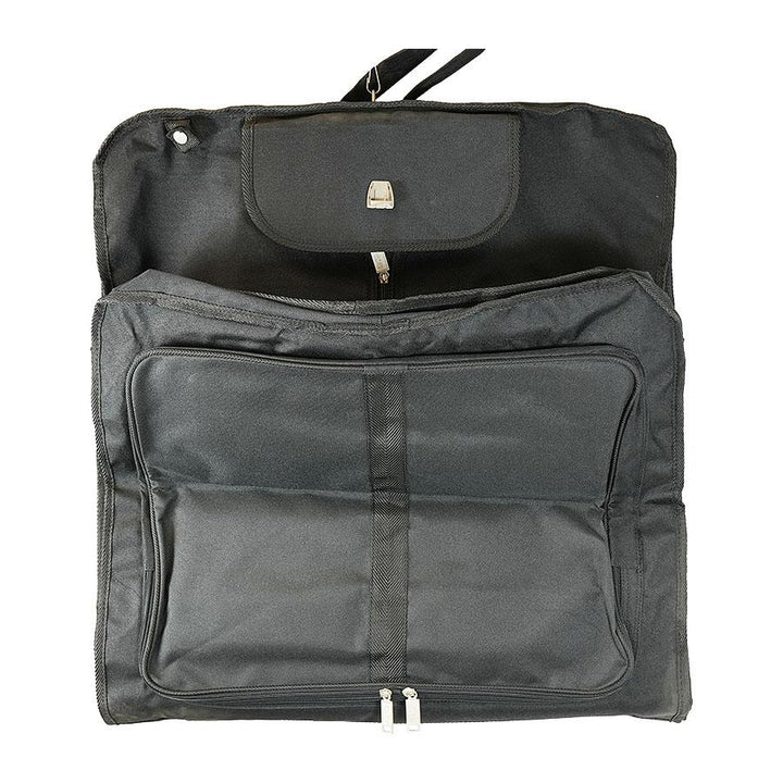 Silvana Garment Carrier Black Travel Bag Clothing Storage Organizer Durable