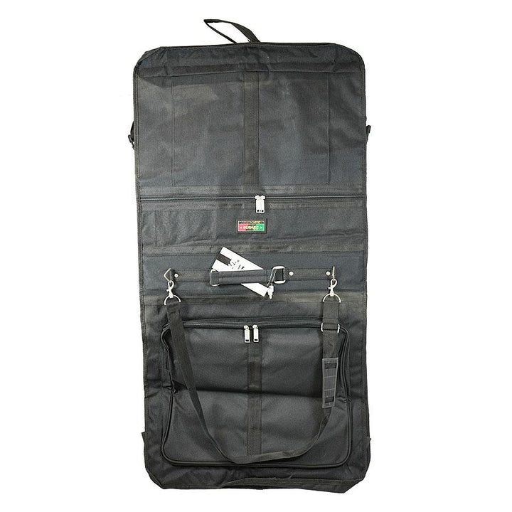 Silvana Garment Carrier Black Travel Bag Clothing Storage Organizer Durable