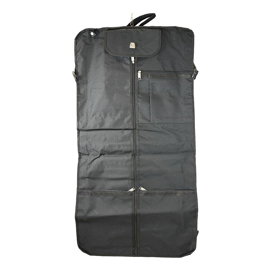Silvana Garment Carrier Black Travel Bag Clothing Storage Organizer Durable