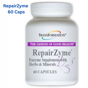 Transformation Enzymes RepairZyme Support Muscle Joint Health 60 Capsules