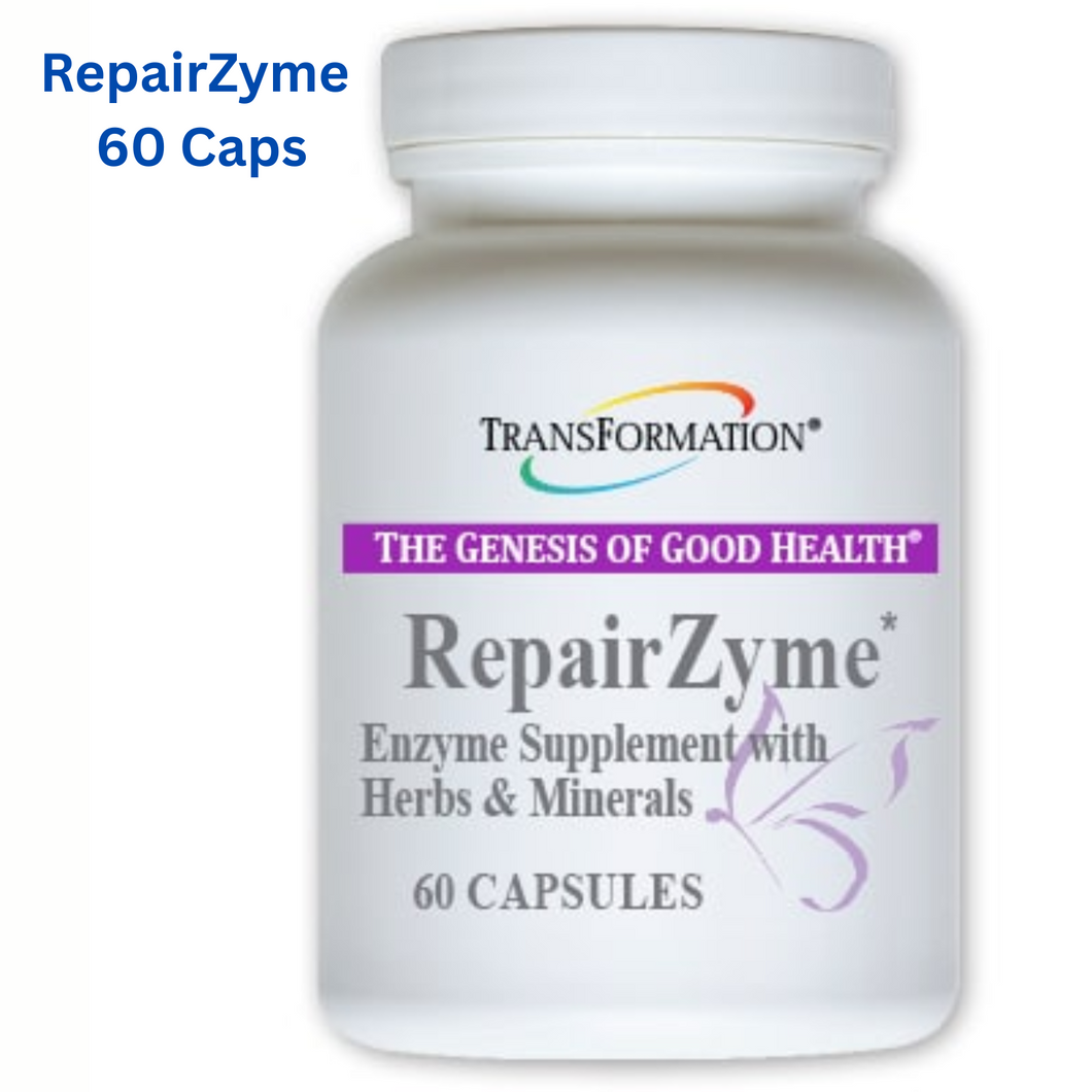 Transformation Enzymes RepairZyme Support Muscle Joint Health 60 Capsules