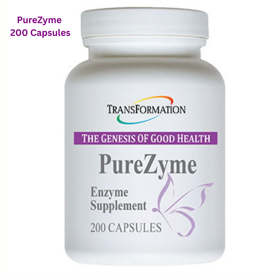 Enzimas de transformación PureZyme Proteasa Fórmula Sistema de apoyo Equilibrio 200 Cápsulas